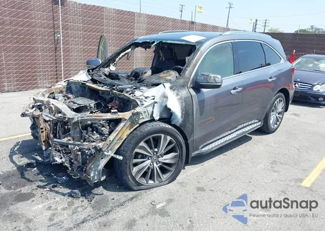 2017 Acura Mdx Technology Package из США, поврежденный, VIN 5FRYD4H50HB010988